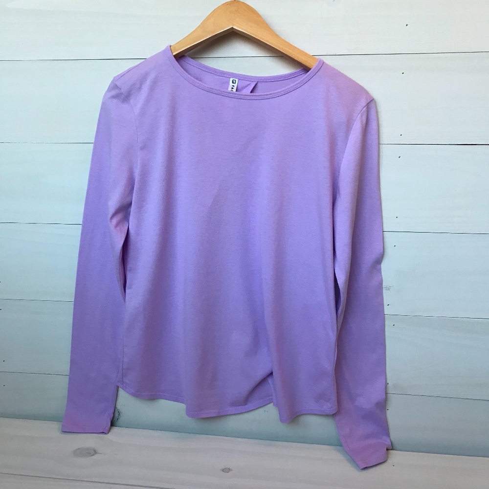 Fabletics Millie Split Back Long Sleeve Small Shirt